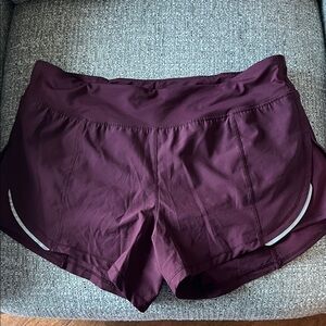 Zyia Women’s Performance Running Shorts - Deep Plum